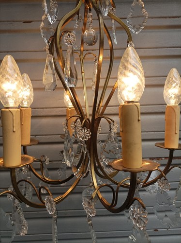 Remarquable lustre cage feux - lustre,