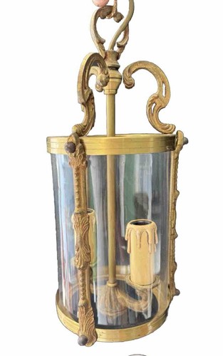 Lanterne bronze doré - lanterne, en